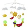 Baby Crib Mobile Infant Toy Baby Nursery Mobile Hanging Bed Decor for Boys Girls Baby Shower; Colorful Summer