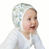 Bamboo and Cotton Double Sided Baby Beanie for Newborns Hospital Hat Reversible Breathable All Seasons Bonnet 6-12 Months