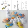 Flying Birds and Rainbow Handmade Baby Musical Crib Mobile Boys Girls Nursery Hanging Mobile Toy