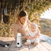 Portable Bottle Warmer On The Go Baby Milk Warmer Milk Formula Warmer for Travel with 6 Heating Levels USB Rechargeable Keep Milk Warm for 5 Hours