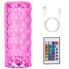 Crystal Diamond Rose Table Lamp Dimmable Remote Touch Control Night Light