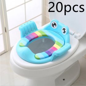 Baby Children Toilet Seat Toilet (Option: Blue 20pcs)