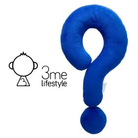 3me Lifestyle Portable Question Mark Pillow Memory Foam Travel Neck Pillows Ergonomic Neck Support Cushion For Sleeping Rest On Airplane Car Train And (Option: G)