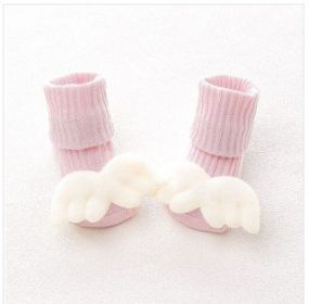 Baby socks (Option: Pink wings-XS)