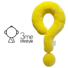 3me Lifestyle Portable Question Mark Pillow Memory Foam Travel Neck Pillows Ergonomic Neck Support Cushion For Sleeping Rest On Airplane Car Train And (Option: E)