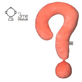 3me Lifestyle Portable Question Mark Pillow Memory Foam Travel Neck Pillows Ergonomic Neck Support Cushion For Sleeping Rest On Airplane Car Train And (Option: I)