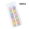 10pcs/set Girls Cartoon Nylon Scrunchie Kids Ponytail Holder Hair Bands Rubber Band Headband Fashion Hair Accessories