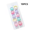 10pcs/set Girls Cartoon Nylon Scrunchie Kids Ponytail Holder Hair Bands Rubber Band Headband Fashion Hair Accessories