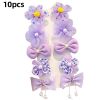 Chiffon Bow Ribbon Girls Hairpins Cute Colorful Bows Flowers Children Hair Clips Fashion Hair Accessories