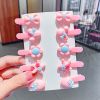 10Pcs Cartoon Baby Hairpins Fruit Unicorn Hair Clips Chidlren Hair Clips Barrette Kids Hair Accessories