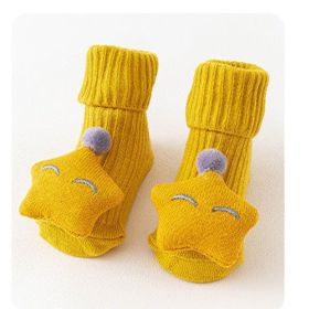 Baby socks (Option: Yellow stars-XS)